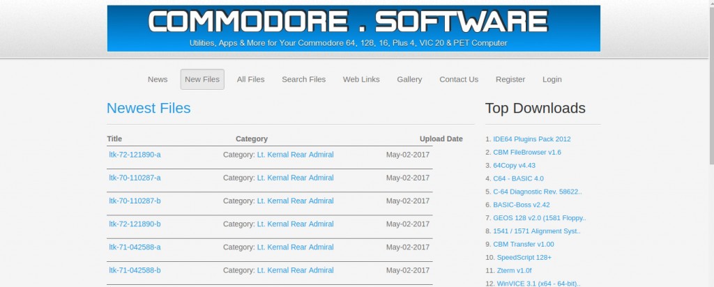 commodore software
